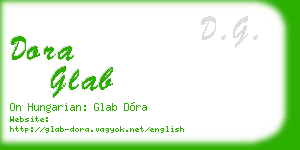 dora glab business card