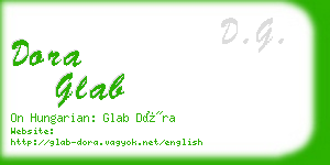 dora glab business card